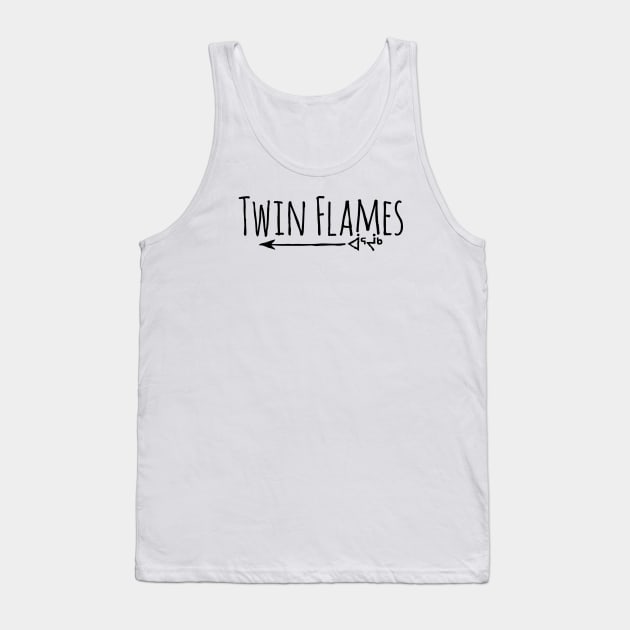 Twin Flames Tank Top by HexaDec